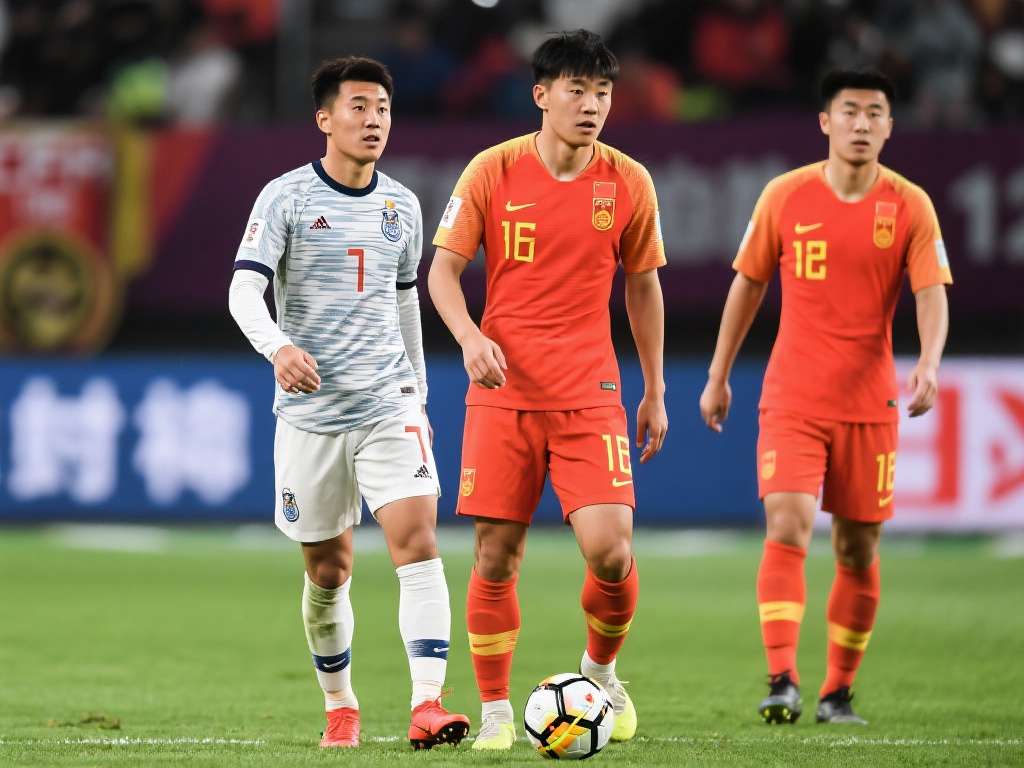 与日本队遥遥领先相比，国足排在第十二位。