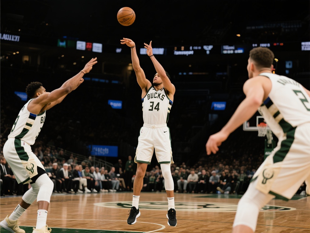 康诺顿接字母哥妙传压哨三分命中,助雄鹿领先5分 值得注意的是,康诺顿的投篮时机把握堪称典